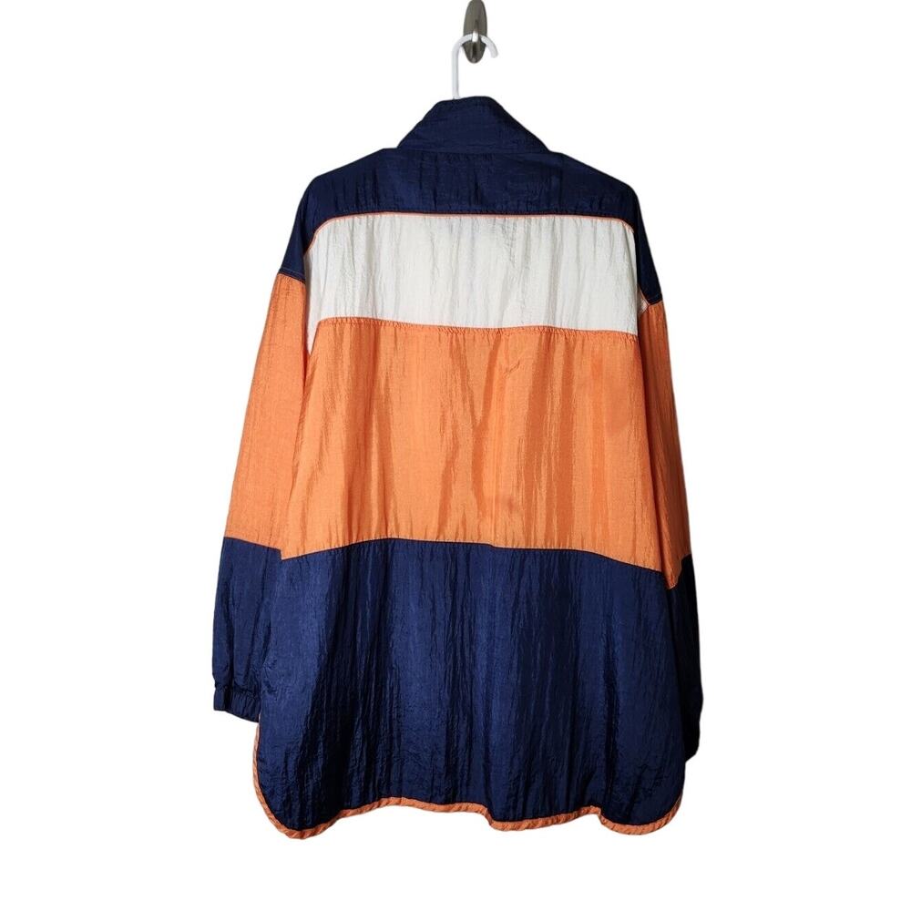 Vintage Team USA Olympics Jacket Windbreaker 2XL Mens 90s Y2K Colorblock Blue - Picture 5 of 8